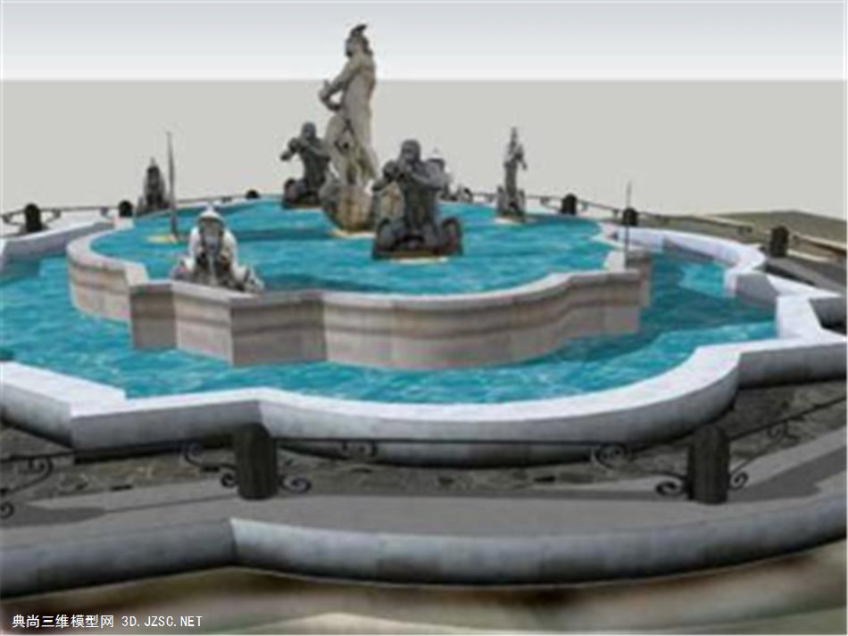 喷泉水池1