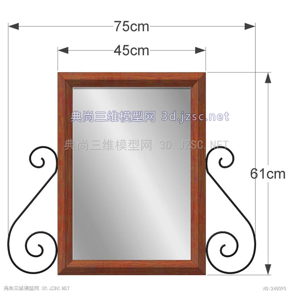 装饰挂镜Wall-Mounting Mirror-004-1