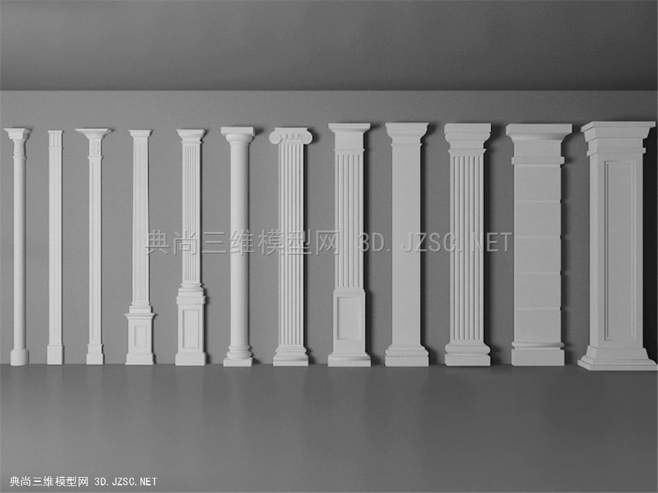 罗马壁柱模型集