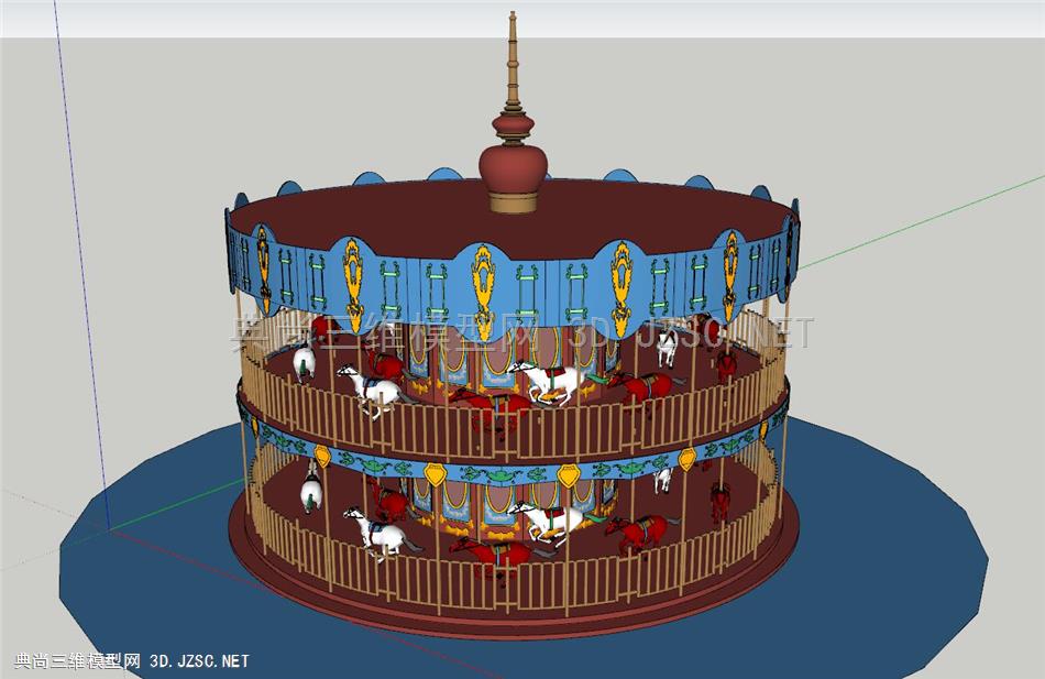 欢乐岛游乐设施儿童娱乐设备旋转木马