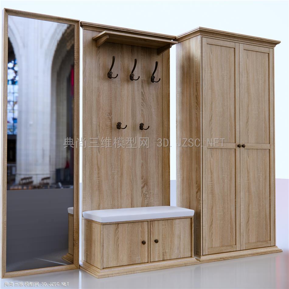 木衣柜 现代衣柜 创意衣柜