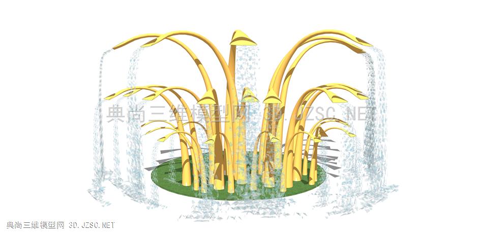 植物灯草坪灯 (27) 喷泉式灯 景观装置 景观小品 