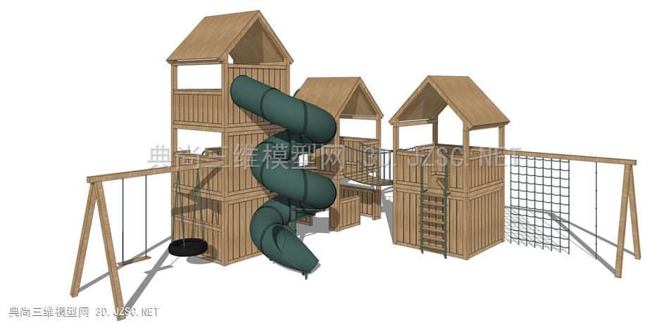儿童场地(72) 滑梯 儿童游乐器械 无动力儿童设施 儿童游乐场设施 户外设施 公园活动器材 木屋