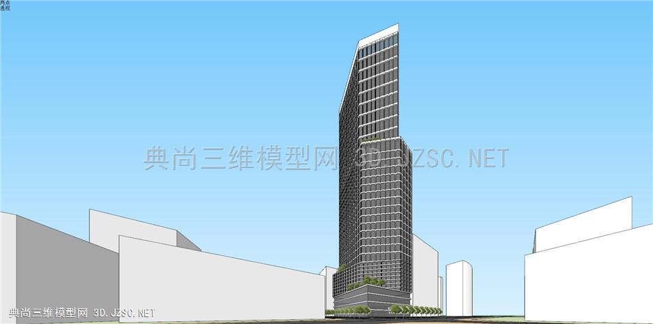超高层 公寓 拱形元素 复古风格 塔楼