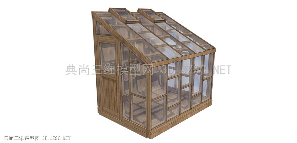 温室 (8) 玻璃棚 阳光房 种植棚 菜园 种植园 蔬菜棚 玻璃房 钢结构玻璃房