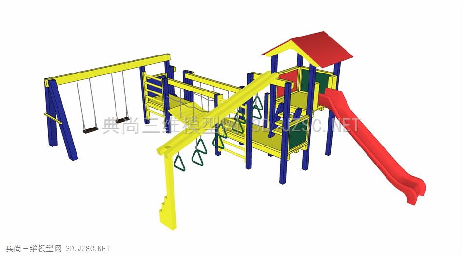 儿童室外活动器材滑梯爬架城堡 (54)