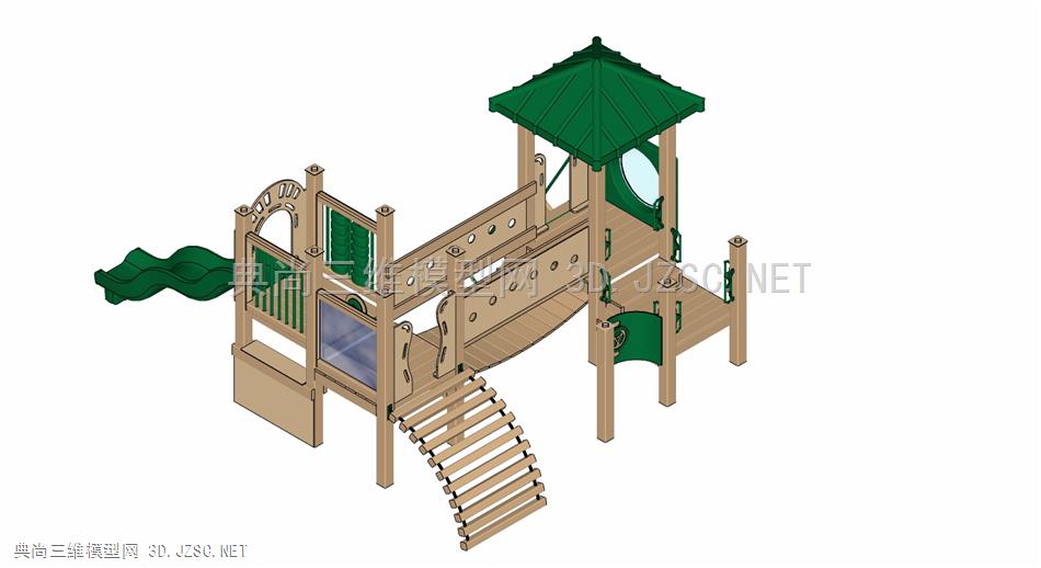 儿童室外活动器材滑梯爬架城堡 (9)