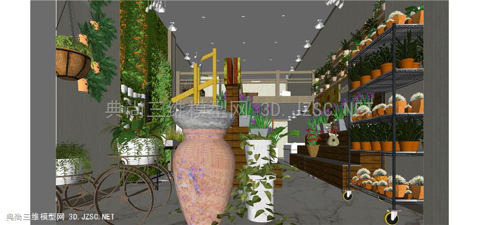 奶茶店咖啡厅甜品店水吧 (30)  花店 植物墙 主题餐厅 工业风餐厅 店铺 商店 卖场 现代智能餐厅 西餐厅