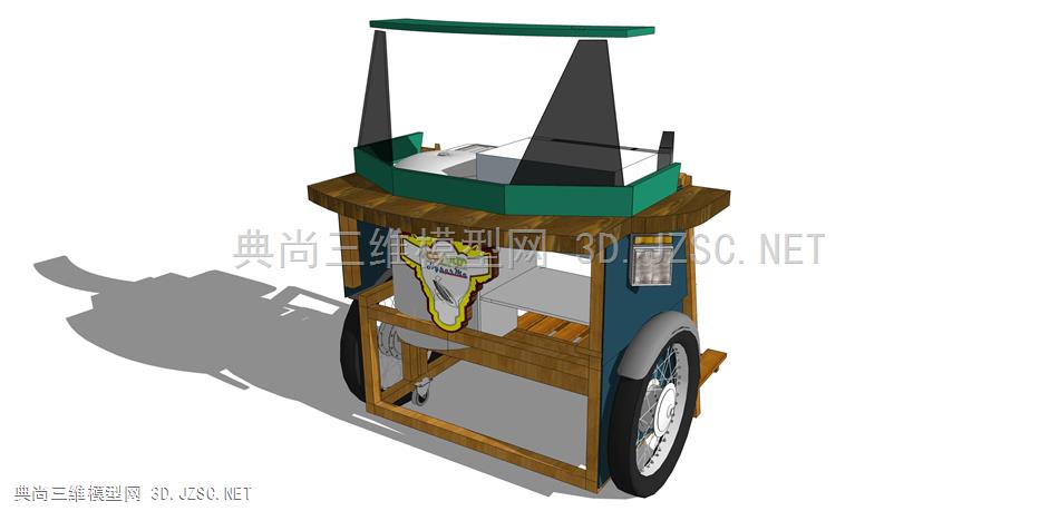 商业街售卖亭 小吃车 (119)  小卖部 旅游区商店 景点商铺 新中式店铺 可移动售货亭