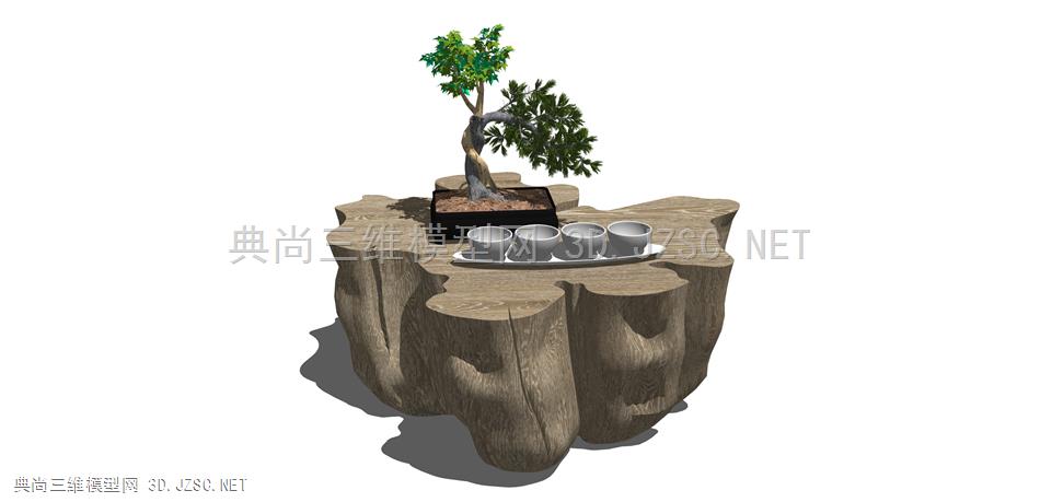 根雕茶桌茶台 (28) 茶几 中式茶台 树根桌子 树木座椅 木桌 木凳