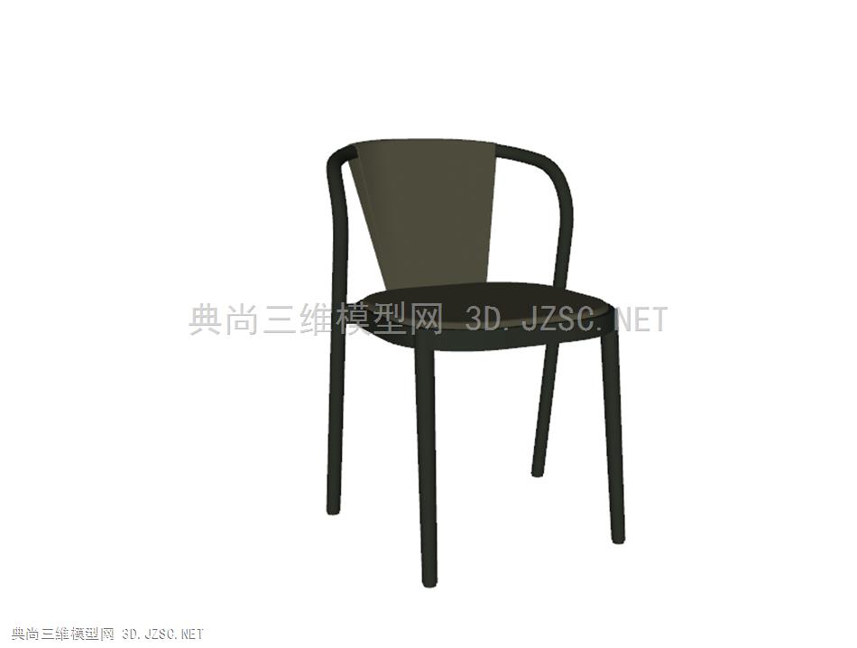 新中式风格餐椅，单椅，椅子，靠背椅