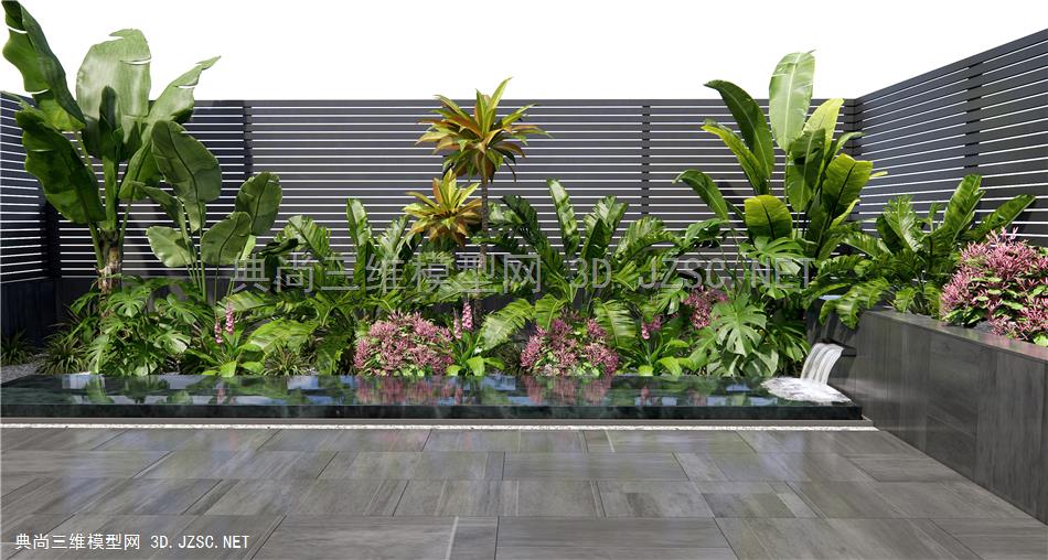 现代植物组合 植物堆 热带植物 花境 庭院景观