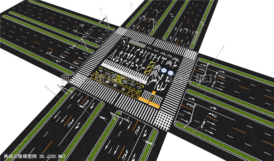 道路线/路网/交通标识/马路划线